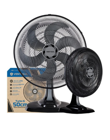 VENTILADOR MESA VENTISOL 50CM TURBO PTO 127V 4259